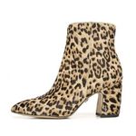 Sam Edelman New Hilty Leopard Print Heeled Ankle B Photo 1