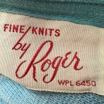 FINE KNITS By ROGER Vintage Blue Polka Dot Sweater Dress Size undefined Photo 9