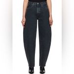 AGOLDE High Rise Tapered Baggy Jean Shamble Black Balloon Leg Photo 5