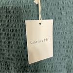Garnet Hill NWT  Eva Smocked Knit Tank Dress Green Large Photo 4