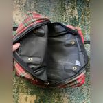 Vintage red plaid zipper carrying case bag Photo 6