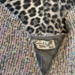 Free People  Silver Glitter Bodysuit Photo 7