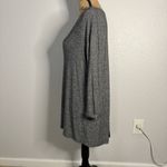 J Jill Wearever Gray Long Sleeve Top Flowy Vent Back Size M Scoop Neck Stretch Size M Photo 7