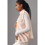 Anthropologie By  Embroidered Sherpa Vest Photo 1