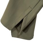 Calia Sculpt Vented Straight Dark Olive Cropped Pants Womens NWT Size Medium Green Photo 4