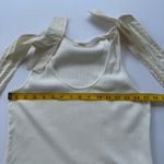 Ulla Johnson  Ivory Tank Top with Tie Straps L Photo 7