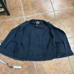 Harley Davidson  Vintage Women Black Denim Vest size S Photo 7