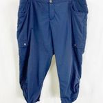 Woolrich  Blue Cropped Cargo Trousers Photo 2