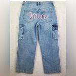 Juicy Couture Women's Blue Cargo Jeans Size 13 Photo 2