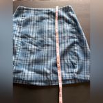 Brandy Melville  Flannel Plaid Pencil Mini Skirt Back Zipper Women’s One Size EUC Photo 6