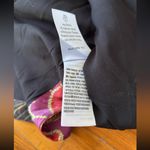 Farm Rio  Shiny Chita Black Shorts Sleeve Midi Dress S Photo 7