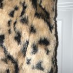 JACK Animal Print Faux Fur One Hook Closure Sleeveless Statement Vest Photo 6