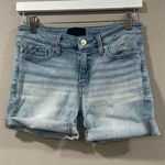 Buckle  Black Denim Shorts Photo 0