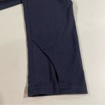 Athleta Essence Twist Top Women M Navy Blue Activewear Sporty Cropped Photo 4