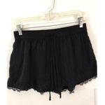 Hollister  black casual lace hem slip on shorts Photo 6
