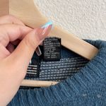 Vintage 90s Coogi Vibes Blue Grey Fair Isle Holiday Grandpa Chunky Sweater Size M Photo 5