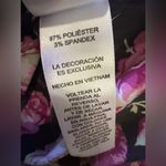 Betsey Johnson floral skull scrubs top sz XS medical pocket health Photo 4