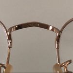 🆕 Antique Gold Retro eyeglasses by Riccione💥 Photo 6