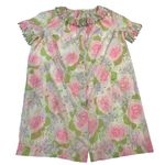 Vintage Komar‎ Petal Nightgown Robe Peignoir Floral Lightweight USA Size Small Tan Photo 5