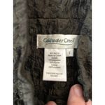 Coldwater Creek ‎ Textured Brown Blazer Jacket Women's S Mock Neck Button Front Photo 4