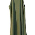 Wall Flower Olive Green Sleeveless High Neck A-Line Casual Dress Women Sz S Photo 0