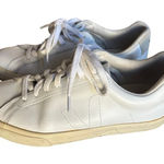 VEJA  Women’s Leather Low Top Lace Up Sneakers White size 10 US size 41 EUR Photo 0