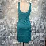 Monrow Teal Blue Green Bandage Tank Bodycon Dress Size M Photo 6
