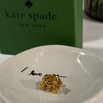 Kate Spade NEW YORK LOVE ME KNOT GOLD EARRINGS NIB Photo 2