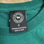 Ringers Western Australia Wanted And Wild Green Cropped T Shirt Small Photo 3