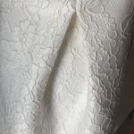 Topshop  white ivory bonded lace skater dress Photo 4
