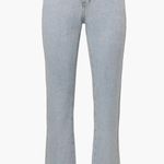 We Wore What NWT High Rise Relaxed Straight Leg Pants in Super Light Photo 2