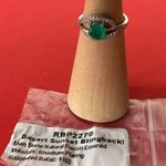 Bomb Party RBP2270 “Desert Sunset Bringback!” Emerald on Rhodium Size 9 Ring NWT Photo 2
