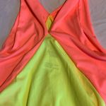 BiBi‎ Neon Pink and Yellow Tank Top Size M Photo 5