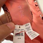 Aerie  Bikini Scoop Top Brown Floral Tropical V Neck Sz Medium NWT Photo 1