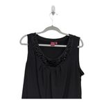 Y2K 2000's Vibes Black Beaded Flowy Tank Black Size XL Layering Casual Photo 1
