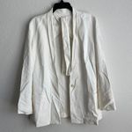 Helmut Lang  Belted Blazer in White, Size 8 EXCELLENT! Photo 11