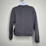 Lole Lolë Grey Cropped Long Sleeve Crewneck Sweatshirt Women's Large Photo 2