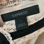 EXPRESS  Sleeveless BabyDoll Top with lace size Large Photo 12