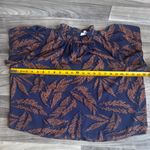 THML Blue and Orange Patterned Blouse Photo 3