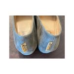 French Sole FS/NY Women's Zeppa Suede Ballet Flat Wedge Taupe Wave Size 6 Luxury Gray Photo 7