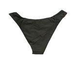 J.Crew  Curved-Waist Cheeky Bikini‎ Bottom in Olive Green Sz M NEW Photo 1