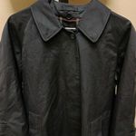 Burberry  vintage trench coat size 16 petite women’s navy blue  Photo 3