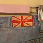 Machine ripped high rise Jean shorts Size 30 Photo 2