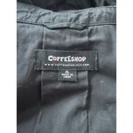 Coffee Shop  Black Button Up Pea Coat Photo 4