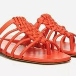 Vince  Womens Dae Strappy Toe Flat Sandals Burnt Orchid 6 M Photo 0