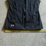 Under Armour Woman's Large Black Blue Athletic Vest Full Zip Photo 9