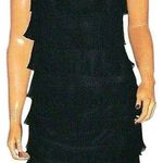 ABS Allen Schwartz ABS.Allen Schwartz Black Ruffed Dress 6 Photo 0