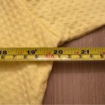 Newport News Vintage Yellow Bolero Cardigan Womens XL Floral Applique Cotton Photo 2