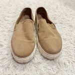 Vince Camuto  Rammeya Slip On Suede leather Platform Shoes‎ tan size 9 Photo 1