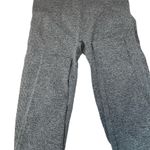 Workout Yoga Athletic Leggings Heather Gray Banded Waist Size XL Photo 2